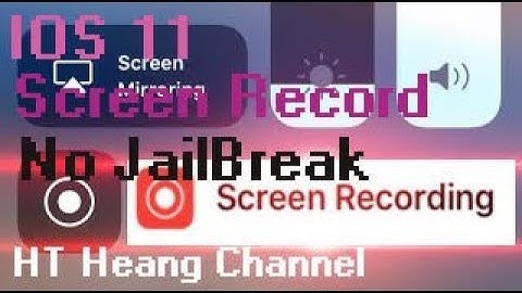 របៀប Record Screen IOS 11 Without JailBreak, How to screen record ios 11 no pc, Speak Khmer