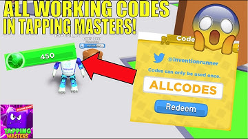 *ALL* WORKING CODES IN TAPPING MASTERS! || Roblox