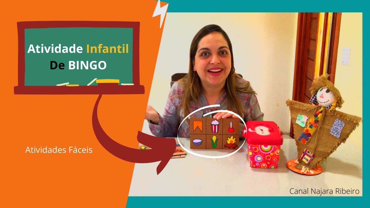 🎉 Atividade de Festa Junina para a Educação Infantil: Jogo de Bingo  Divertido! 