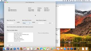Library Database App Demo (Python) screenshot 5