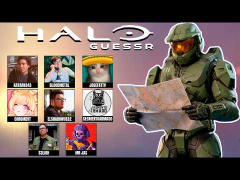 ¿Quien Conoce Mas los Juegos Halo? - Halo Guessr con 8 Youtubers