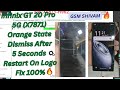 infinix GT 20 Pro(X6871) Orange State Dismiss After 5 Seconds Auto Recovery Hang-Restart On Logo Fix