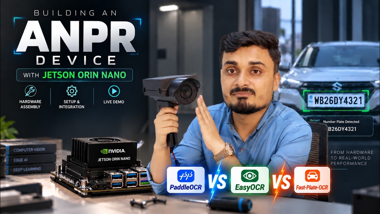 Build an ANPR System on Jetson Orin Nano | YOLO + PaddleOCR vs EasyOCR vs Fast-Plate-OCR