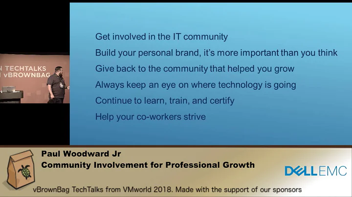 Paul Woodward Jr - Community Involvement for Profe...