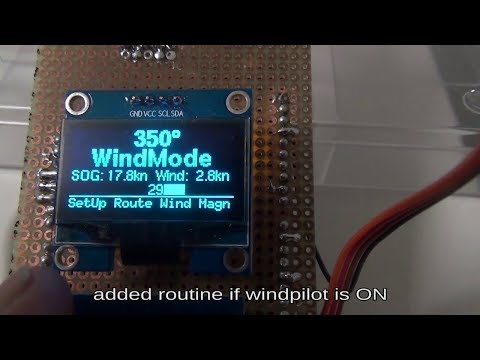 Part 1: Sailboat Arduino Autopilot, selfbuild, Magnetic- / Wind- and Route-Steering