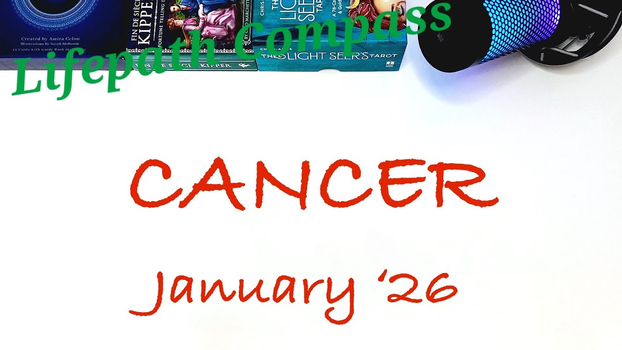 CANCER JANUARY 2026 ♋️ Incredible New Beginnings! 
