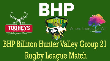 BHP Billiton Group 21 Muswellbrook v Scone under 18s Round 5