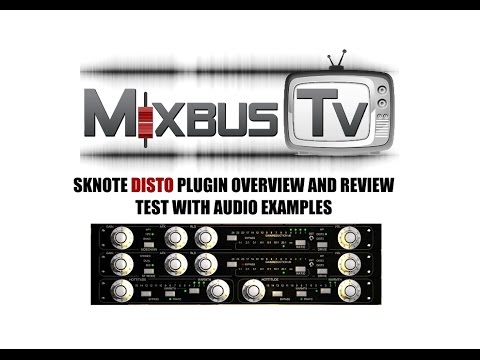 SKnote DISTO Plugin Overview, Audio Examples and Review Distressor Fatso plugin