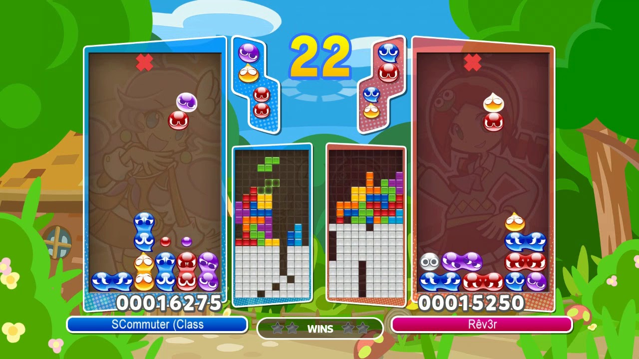 Puyo Puyo Tetris - Puzzle League Match #3 - YouTube