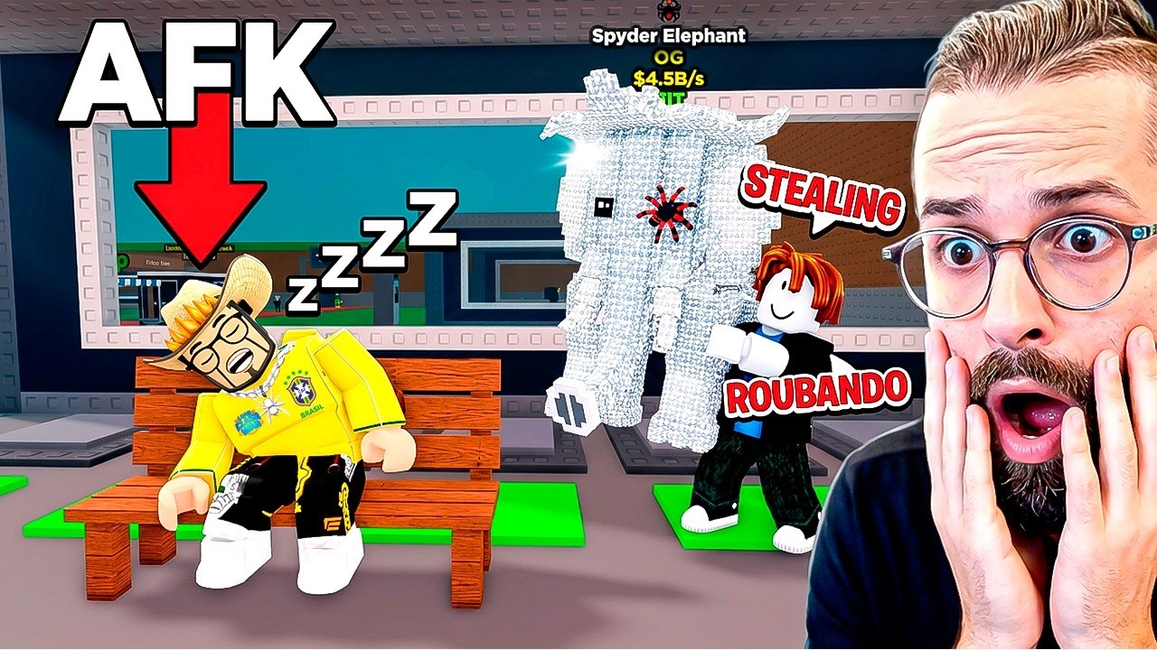FINGI QUE ESTAVA AFK COM O PET MAIS RARO DO BRAINROT… E TENTARAM ROUBAR 😱