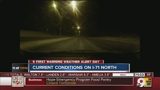 Current driving conditions