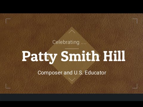 About Patty Smith Hill