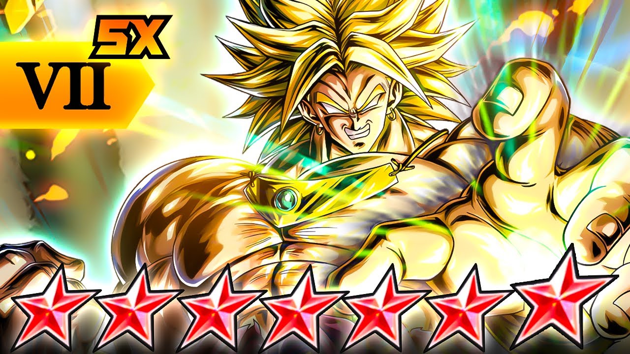 (Dragon Ball Legends) 5x ZENKAI BUFFED LF LSSJ BROLY НАНОСИТ БЕЗУМНЫЙ УРОН, НО...