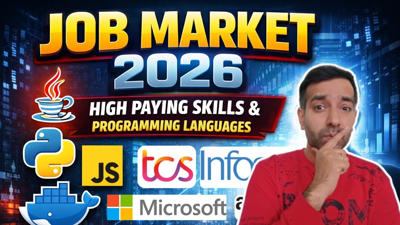 Job Market in 2026 with high paying skills and programming languages | TCS Infosys Amazon Microsoft