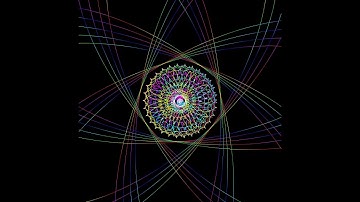 Spirograph inspired generative art 2