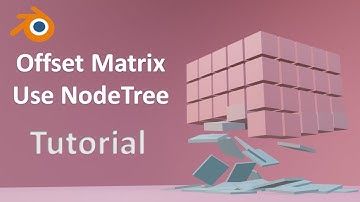 Blender Tutorial - How to Make Seamless Loop Animation for the Falling Cubes using Animation Nodes