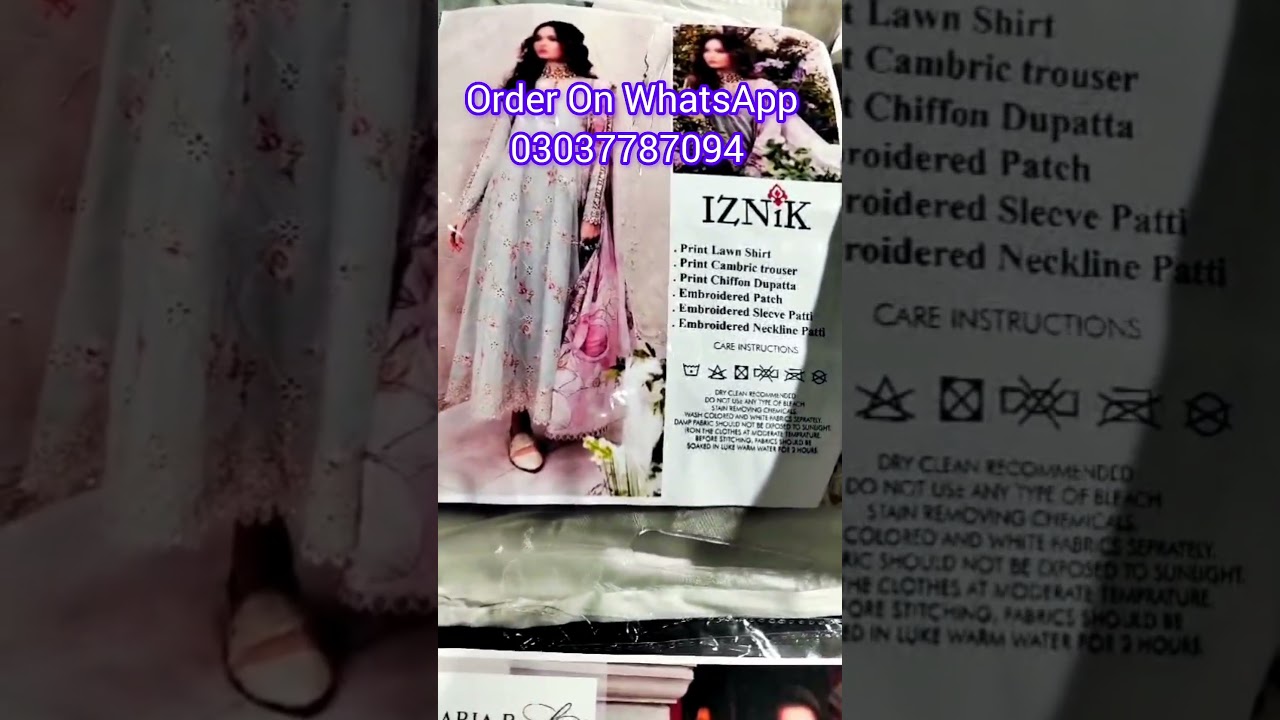 Mix Brand 3pc Embroidered Lawn Suits /