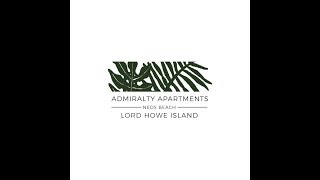 Admiralty Apartments - Lord Howe Island presented by Peter Bellingham Photography