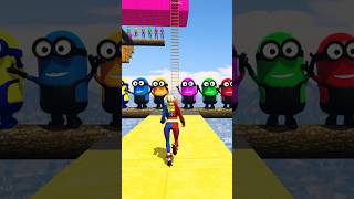 GTA 5 Epic Water Ragdolls Spiderman Jump/Fails Episode 20 #shorts