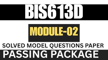 BIS613D | CLOUD COMPUTING & SECURITY | PASSING PACKAGE |MQP SOLUTION MODULE-02| VTU 6TH SEMESTER |