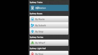 How to search sydney train timetable with Tripview screenshot 1