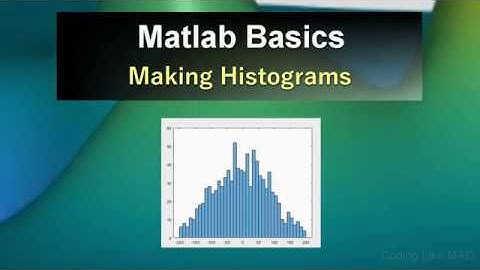 Matlab Basics: Histograms