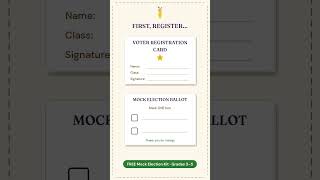 Run a Mock Election in Your Classroom — Free Kit (Grades 3–5)