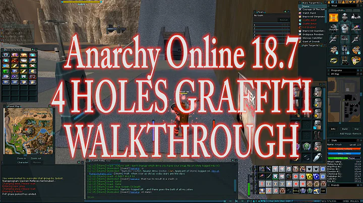 ANARCHY ONLINE 18.7 4-HOLES GRAFFITI (1080p60 Gameplay / Walkthrough)