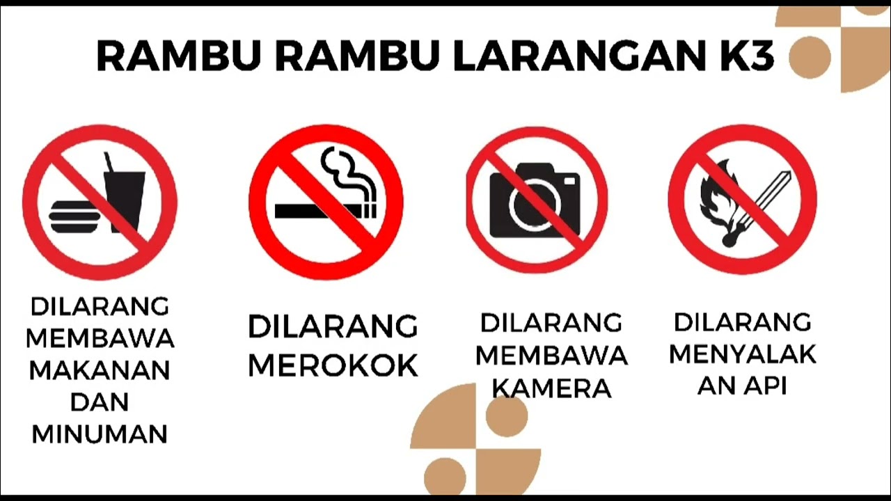Rambu Rambu Keselamatan kerja k3