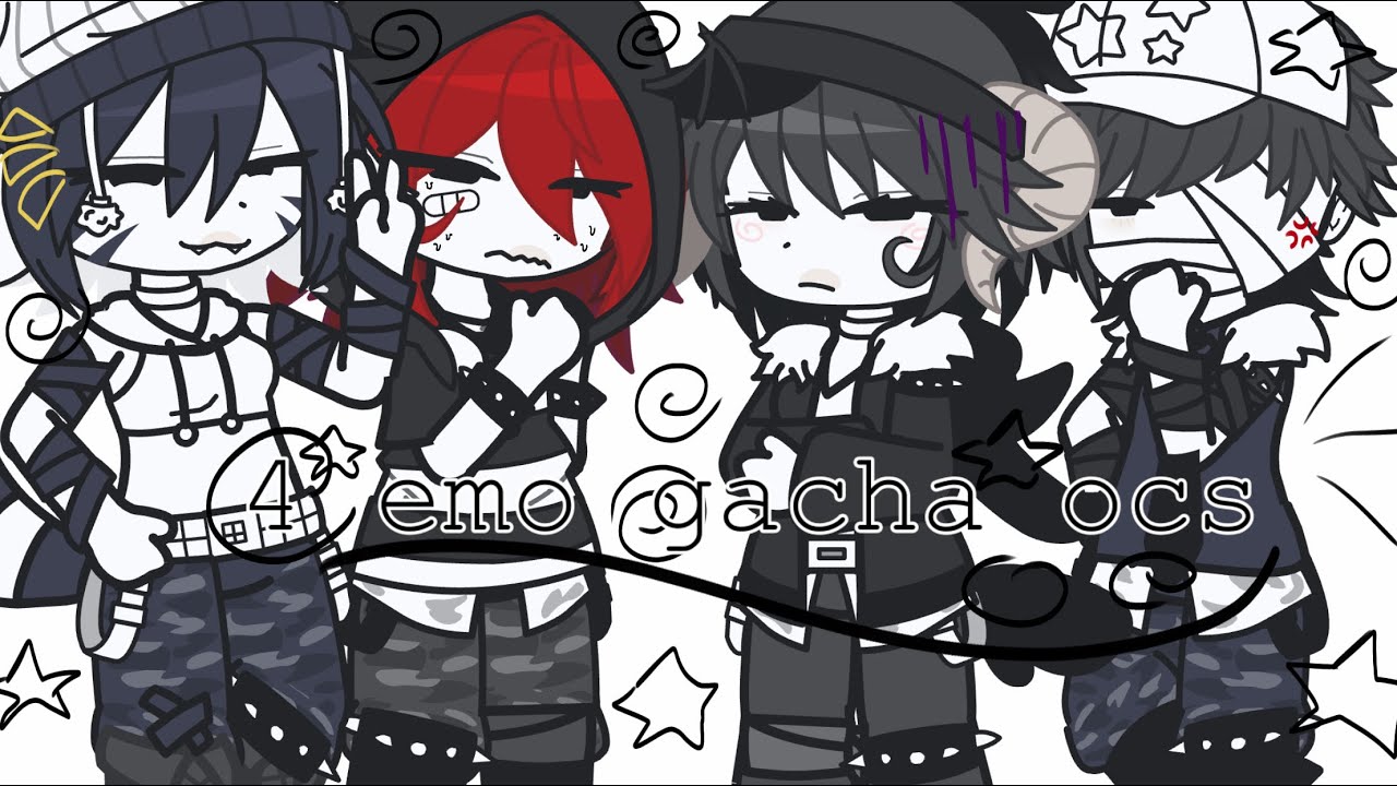 Emo Related Outfits from my OCs! Feel free to use with Credit! (Offline  Codes are in Comments) : r/GachaClub