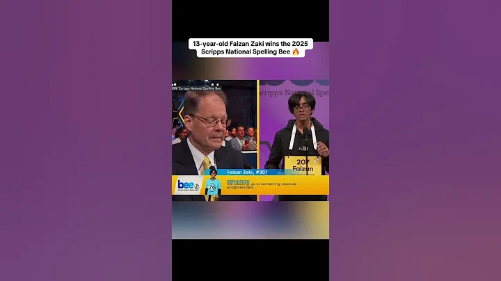 The 2025 Scripps National Spelling Bee winner 🔥 (via @scrippsbee/TT)