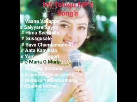 Soundarya and Chiranjeevi/// hit songs/// Telugu MP3 Song's