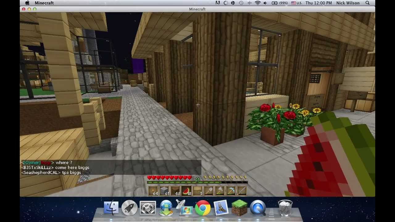 Our village getting GRIEFED on Biggs87 Fan Server