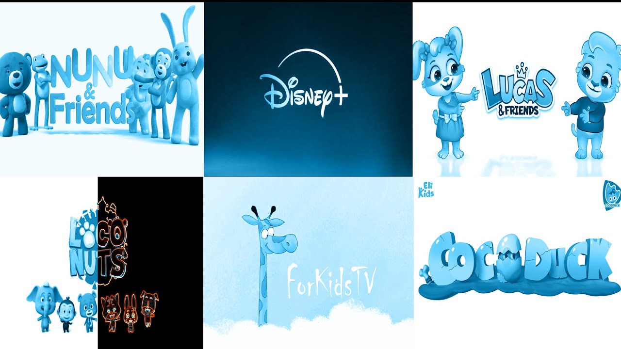(grand compilation)Logo Effects | Lucas and Friends, NuNu and Friends, Disney Plus, For Kids TV