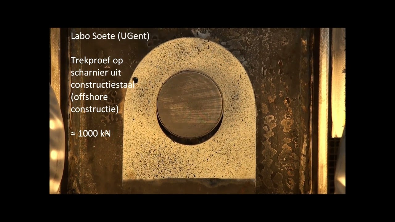Soete Laboratory - Large Scale Mechanical test using DIC