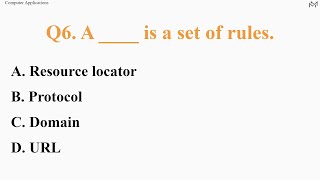 "Computer Applications" MCQ quiz part 2