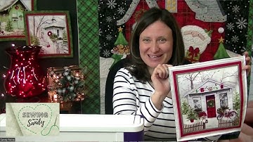 Sewing with Sandy.  Hot Pads and the Quick Easy Mitered Binding Tool.