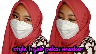 Download Lagu Tutorial Hijab Segiempat Pakai Masker | style hijab covid-19 MP3