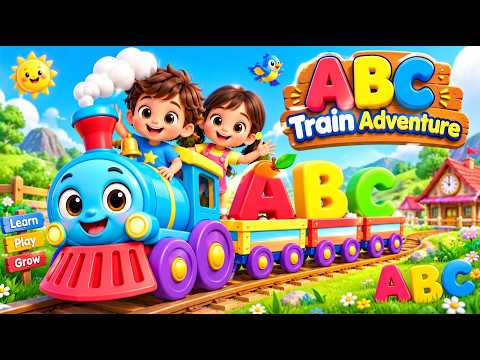 ABC Phonics Song For Kids | Letter Train Adventure | Learn ABC A to Z With AS Cartoon And Animation