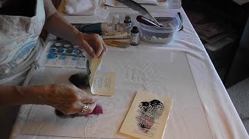 Mixed Media Art - Mono Printing Part 2