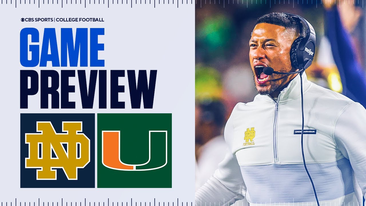 Notre Dame Fighting Irish vs Miami Hurricanes | Early Week 1 College Football Game Preview