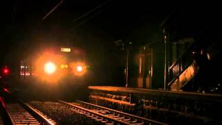 篠ノ井線 クモヤ143 52 霜取り列車 姨捨・桑ノ原 20151228