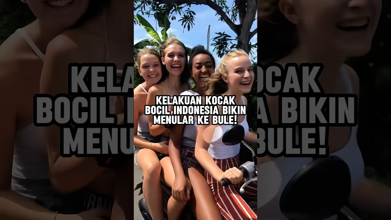 BULE TERTULAR KELAKUAN BOCIL INDO 😆 #reaksibule #shorts #viralvideo