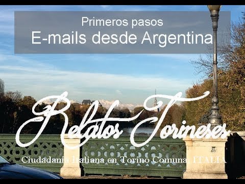 Ciudadanía Italiana en Torino / Turín Comuna, ITALIA. E-mails desde argentina