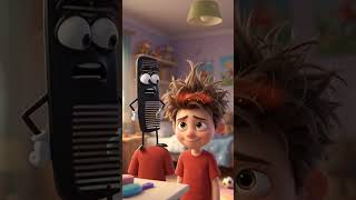 😂 Comb Ne Hair Style Reject Kar Di! 🪮🤣 | AI Comedy #shorts #ytshorts #aicomedy #hairstyle