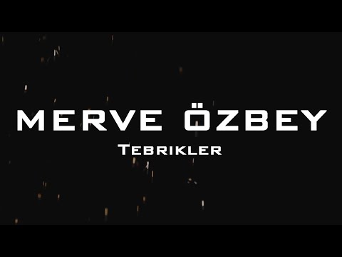 Merve Özbey - Tebrikler (Sözlü)-(Lyrics)