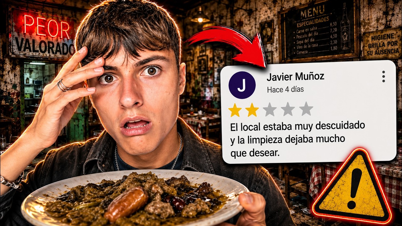 PROBÉ el PEOR RESTAURANTE de mi ciudad