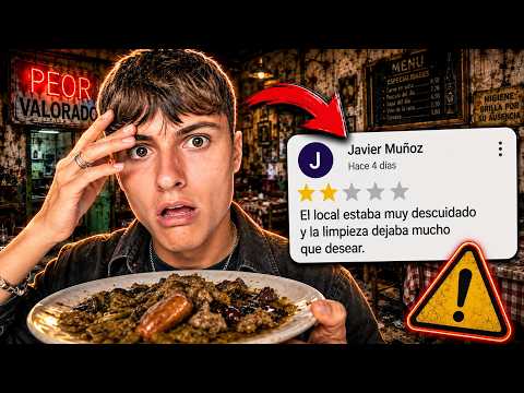 PROBÉ el PEOR RESTAURANTE de mi ciudad