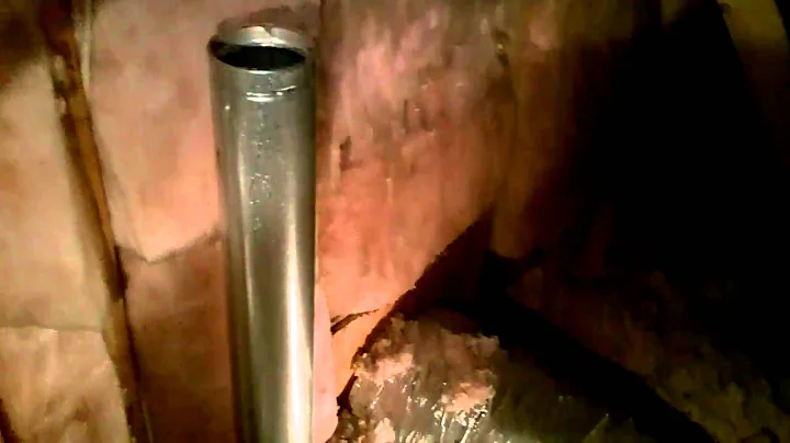 Deadly gas flue pipe vents into attic found by Franklin TN A+ Home Inspections' Steve Traylor