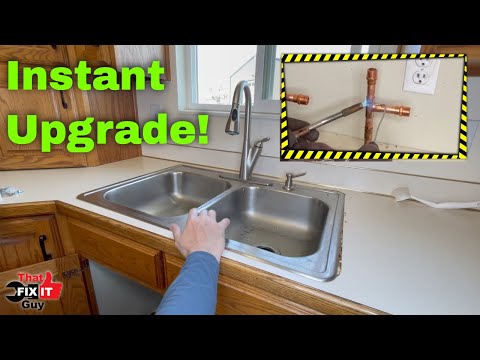Full Kitchen Sink Replacement Part 1....Sink Removal and Shut off Valve Replacement